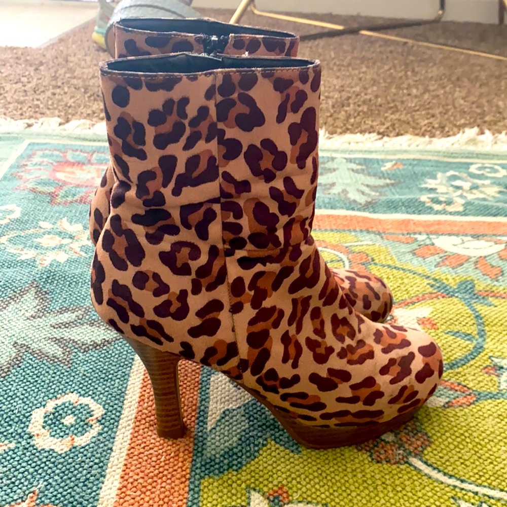 Sexy Animal Print Boots